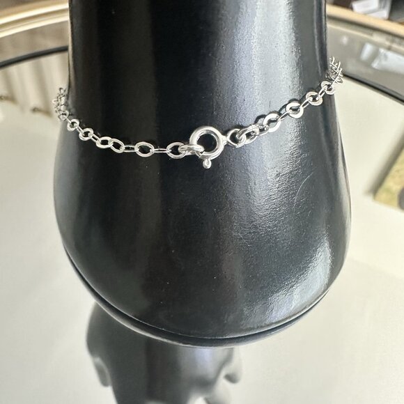Sterling Silver 925 7.5” Bracelet Infinite & Virgin Mary Christian Religious - Picture 8 of 10